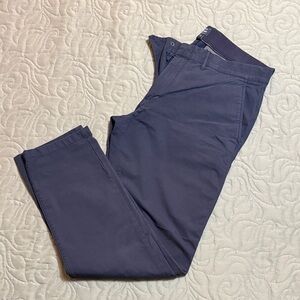 J. Crew Men's 484 Slim Fit Tech Pant Chinos in Navy, 33 x 30